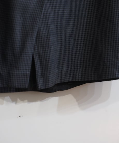 blue benetton houndstooth  skirt