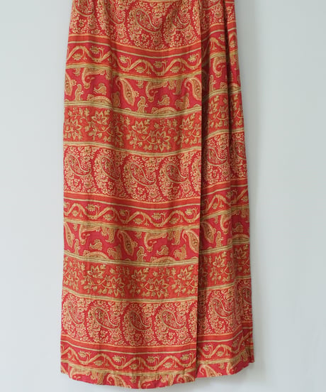 Vintage Talbots pink flowers skirt