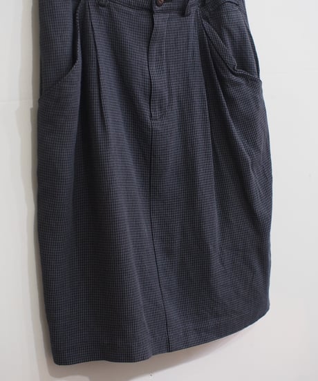 blue benetton houndstooth  skirt