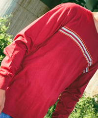 90s Lee sport red long sleeve
