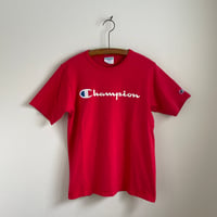 "champion" logo red Tshirt