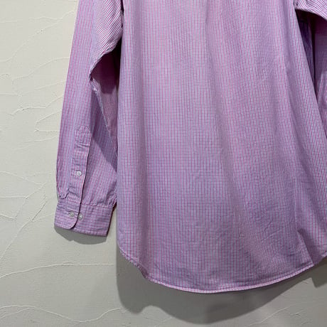 ”RALPH LAUREN” pink check shirt