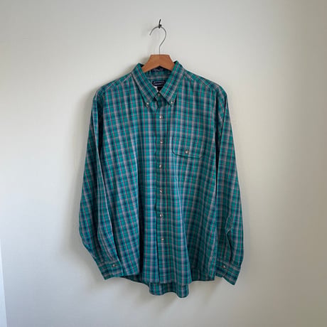 "GANT green" check shirt