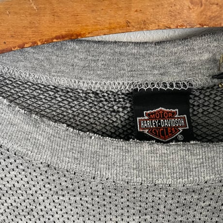 "HARLEY" gray pocket Tshirt