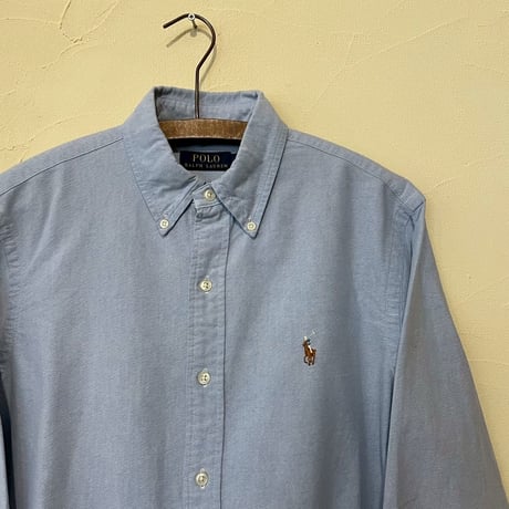 "RALPH LAUREN" light blue shirt