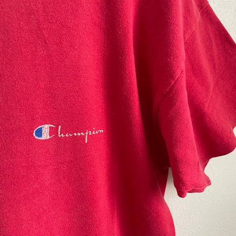 "champion" red 80's 90'sTshirt