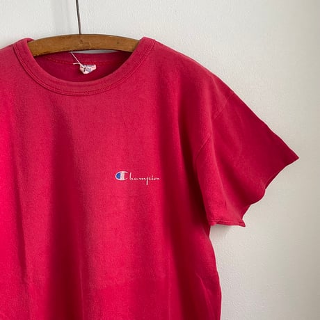 "champion" red 80's 90'sTshirt