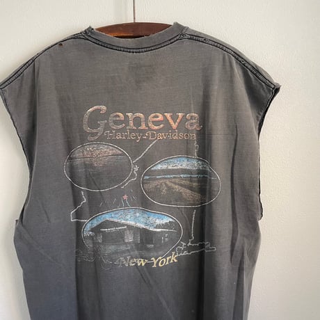 "HARLEY" no sleeve Tshirt