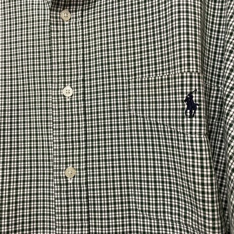 ”RALPH LAUREN GOLF”green check shirt