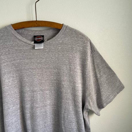 "HARLEY" gray simple Tshirt