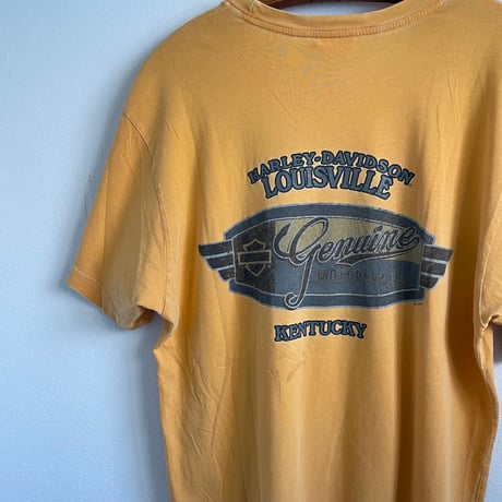 "HARLEY" yellow Tshirt