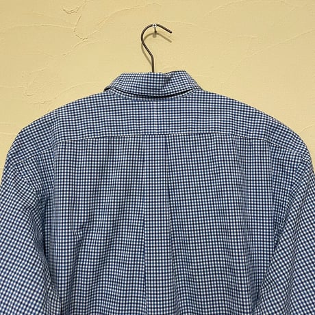 ”RALPH LAUREN” blue check shirt
