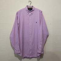 ”RALPH LAUREN” pink check shirt