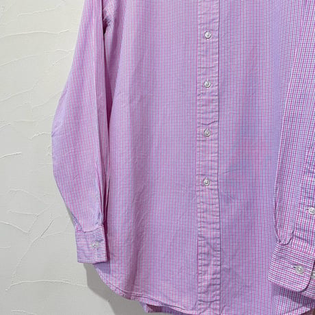 ”RALPH LAUREN” pink check shirt