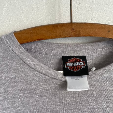 "HARLEY" gray simple Tshirt