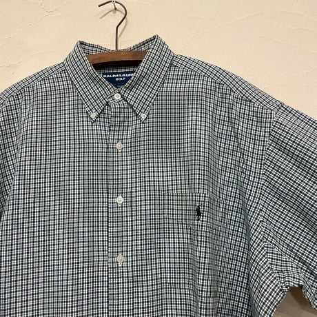”RALPH LAUREN GOLF”green check shirt