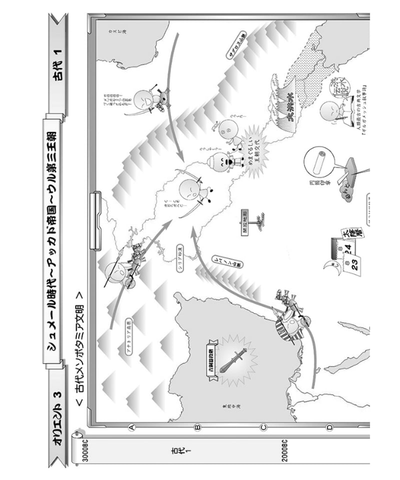 神野の世界史劇場（神野塾版）第1巻 古代文明編 (分冊版)上下2巻セット