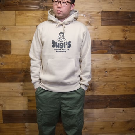 sugi’s パーカー　サンドベージュ　「sugichan」