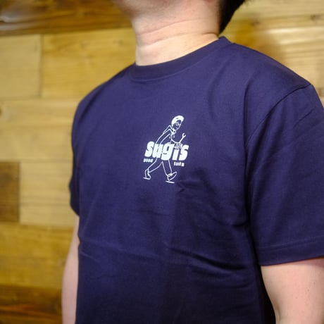 sugi’s Tシャツ　ネイビー　「walk」