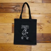 sugi’s プリントトートバッグ　「walk」  ブラック