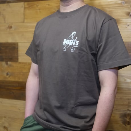 sugi’s Tシャツ　チャコール　「walk」