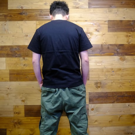 sugi’s Tシャツ　黒　「walk」