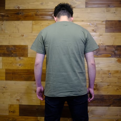 sugi’s Tシャツ　ライトオリーブ　「walk」