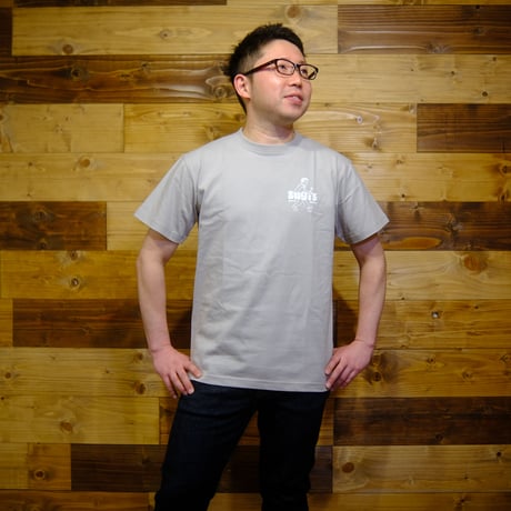 sugi’s Tシャツ　ライトグレー　「walk」