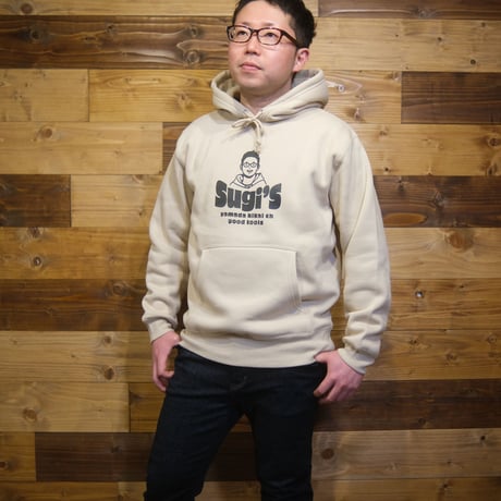 sugi’s パーカー　サンドベージュ　「sugichan」