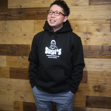 sugi’s パーカー　ブラック　「sugichan」