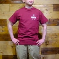 sugi’s Tシャツ　バーガンディ　「walk」