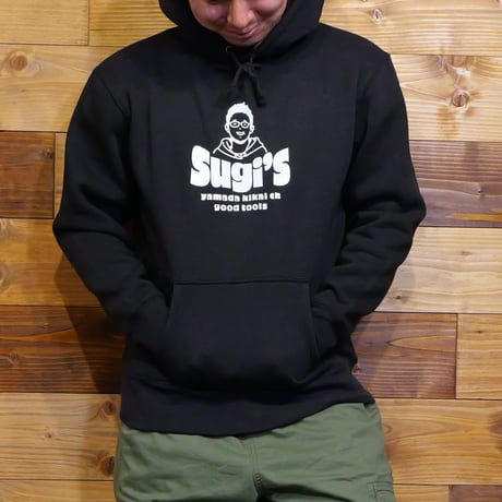 sugi’s パーカー　ブラック　「sugichan」