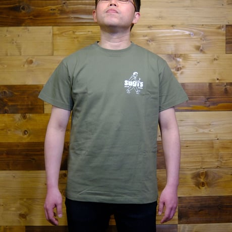 sugi’s Tシャツ　ライトオリーブ　「walk」