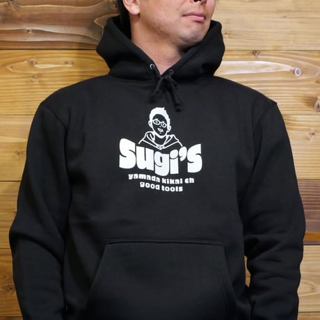 sugi’s パーカー　ブラック　「sugichan」