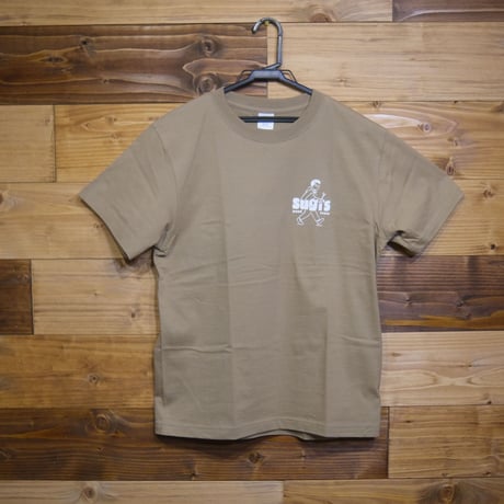 sugi’s Tシャツ　サンドカーキ　「walk」
