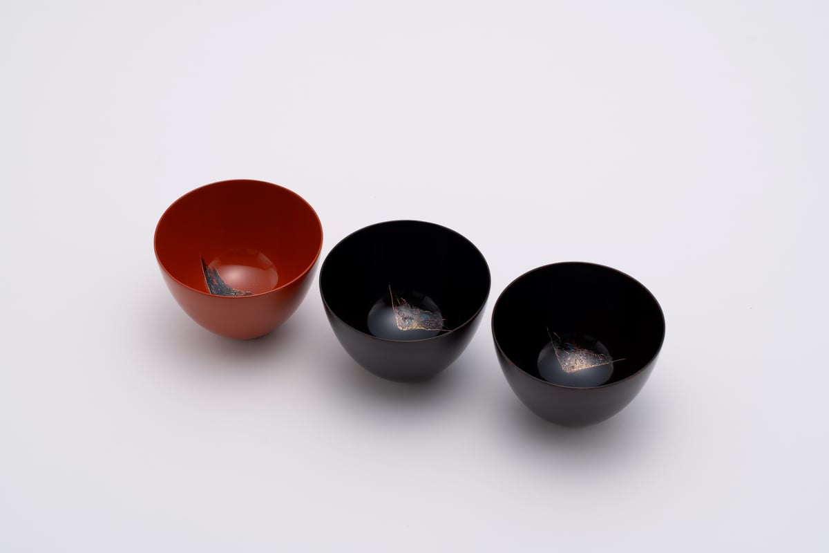 蒔絵「不二」漆まり（朱色）φ10.5cm | 三田村家 特別販売品ページ