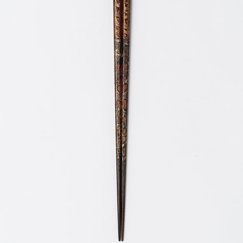 蒔絵御箸 「紅空輝く」 紅色 24cm | 三田村家 特別販売品ページ