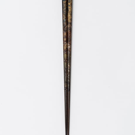 蒔絵御箸 「青空輝く」 青色　24cm
