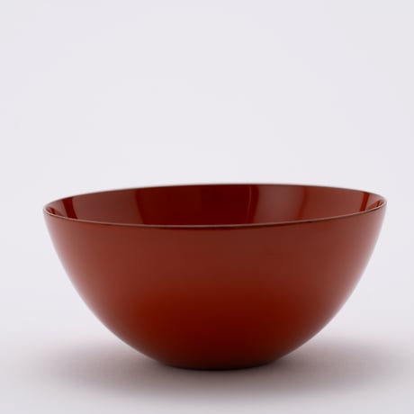 蒔絵「不二」平まり（朱色）φ12.5cm