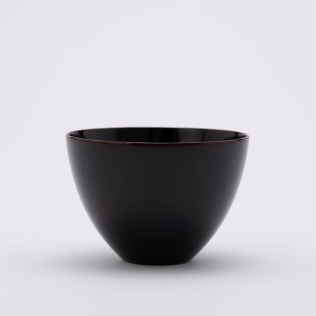 蒔絵「不二」漆まり（溜色）φ10.5cm