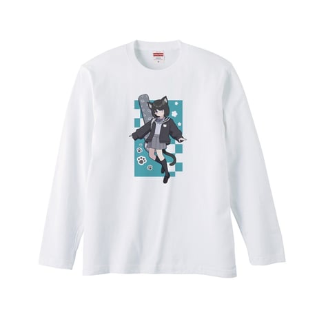 Re:vius Management / ギター×猫耳少女(あおらいね) - L/S Tee