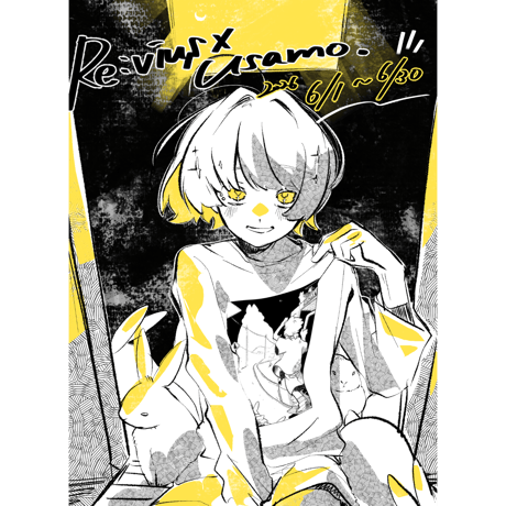 Re:vius Management / 月を仰ぐ終着駅 - L/S Tee,Sweat,ToteBag