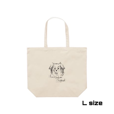 Re:vius Management / Australian Shepherdの顔Tシャツ - S/S Tee,L/S Tee,ToteBag