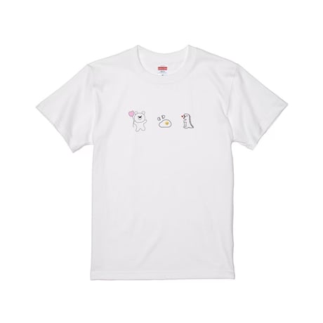 Re:vius Management / まこくまオリジナルTシャツ【かわいい小さな仲間たち🧸🍳🦖】