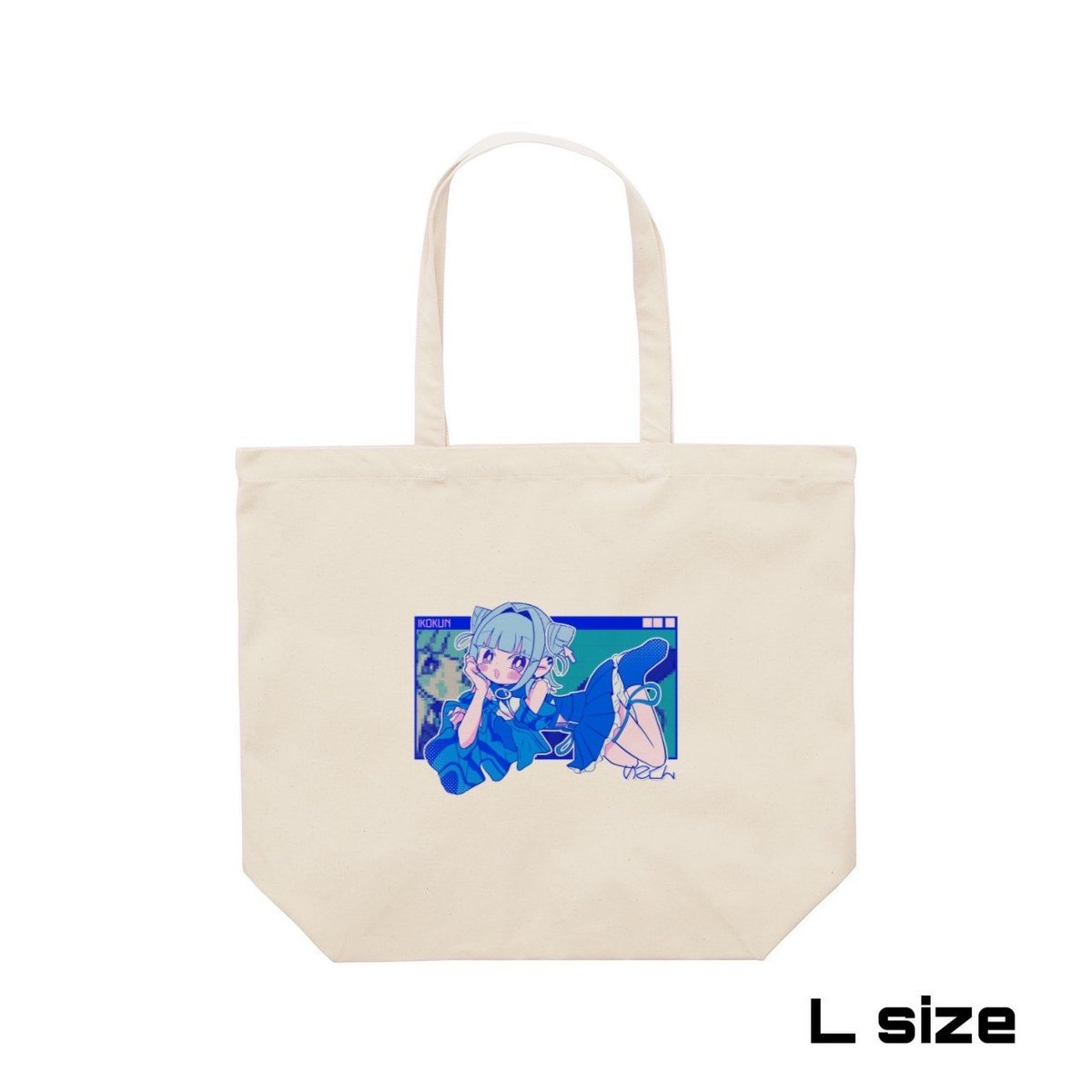 VTuber Lime グッズ(Tシャツ・キャップ・トートバッグ) Re:vius Management / Vtuberいこくん コラボTシャツ - ToteB