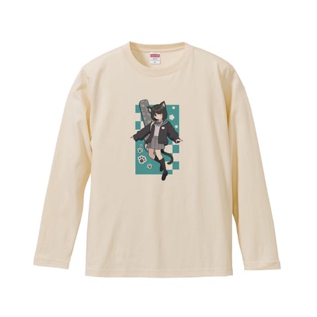 Re:vius Management / ギター×猫耳少女(あおらいね) - L/S Tee