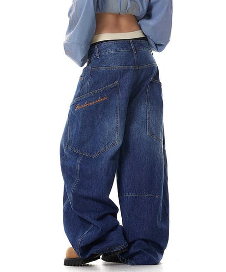 BARREL LEG WORK DENIM /2color