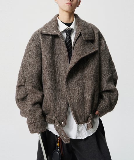 VELVET TOUCH STAND JACKET /3color