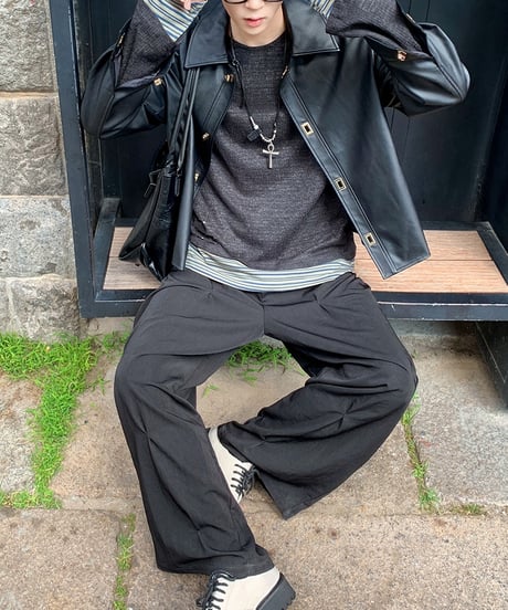 LUXLOCK FAUX LEATHER JACKET