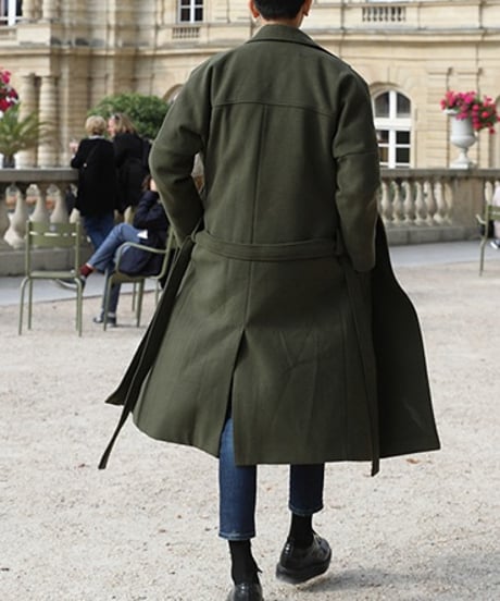 WOOL-LIKE CHESTER COAT /4color